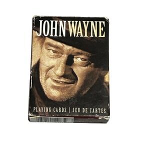 John Wayne Poker Sized Playing‎ Card Deck 52 Different Images Complete